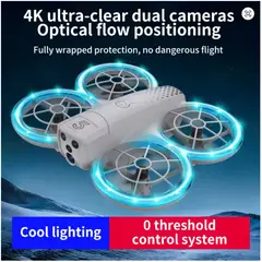 GENERICO - Mini Dron con Cámara HD WiFi FPV Plegable Control Remoto