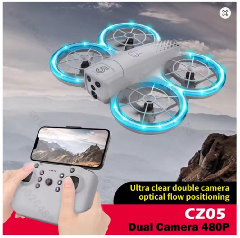 Mini Dron Semi Profesional Portatil CZ05 Camara HD
