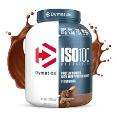 DYMATIZE - Iso 100 5 LB Proteina Hidrolizada - Gourmet Chocolate