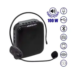 BATBLACK - Mini Amplificador de Voz Recargable Profesional Inalámbrico BT-V317