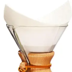 GENERICO - Filtro Papel Blanco Barista Cafetera Metodo Chemex Blanco