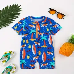 GENERICO - Traje de Baño con Estampado para NIño