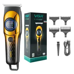 OEM - Afeitadora Eléctrica Hombres Carga Rápida Usb Vgr V-966 Amarillo