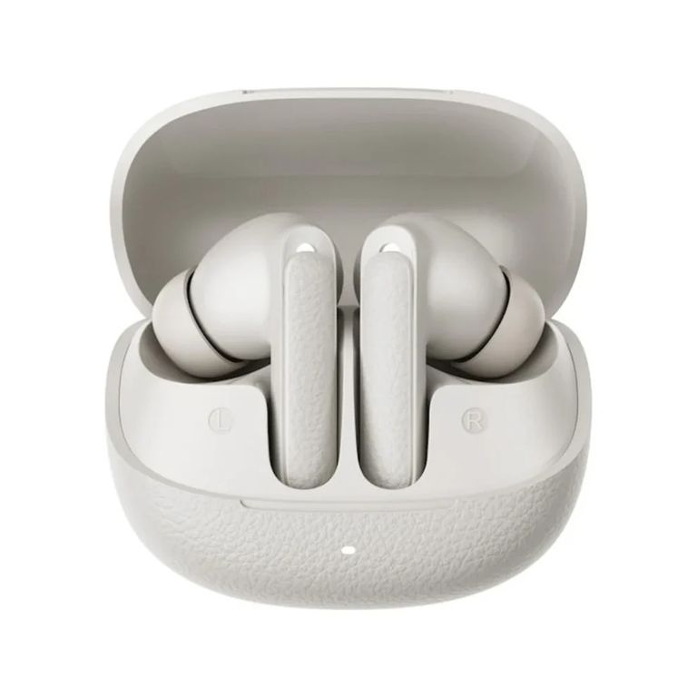 Auriculares Bluetooth Buds ANC con cancelación de ruido, iPX4 de 45 dB, 6 micrófonos - Light Grey
