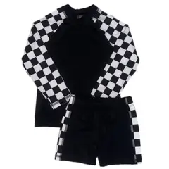 GENERICO - Ropa de baño Cuadros Conjunto Niño UV