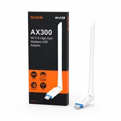 TENDA - Adaptador Ax300 Inalámbrico 286Mbps Wifi 6 Usb