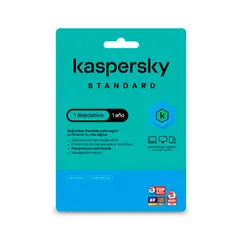 KASPERSKY - Antivirus Standard 1 PC 12 meses