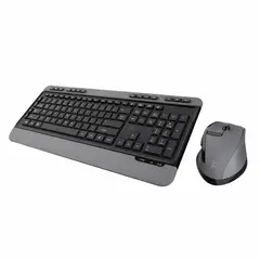 KLIP XTREME - Teclado Y Mouse Inalámbrico Kbk-520 2.4 Ghz, Español, Negro