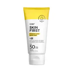 CYZONE - Protector Solar Facial MATE y Ácido Hialurónico 50 FPS - Skin First 50 ml