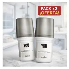 ESIKA - Pack x 2 Desodorantes Antitranspirant Roll YOU 50ml UNISEX -