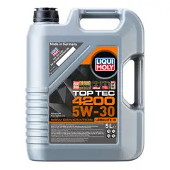 LIQUI MOLY - Aceite de Motor Top Tec 4200 Antidesgaste New Gen 5W-30 5LT
