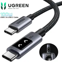 UGREEN - L509 35501 Cable USB-C a USB-C 100W 1m - Carga Rapida