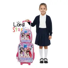 GENERICO - Set Escolar 3 Piezas GUERRERAS K-Pop PLASTIFICADO