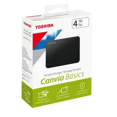 TOSHIBA - Disco Duro Externo 4 TB Canvio Basics USB 3.0