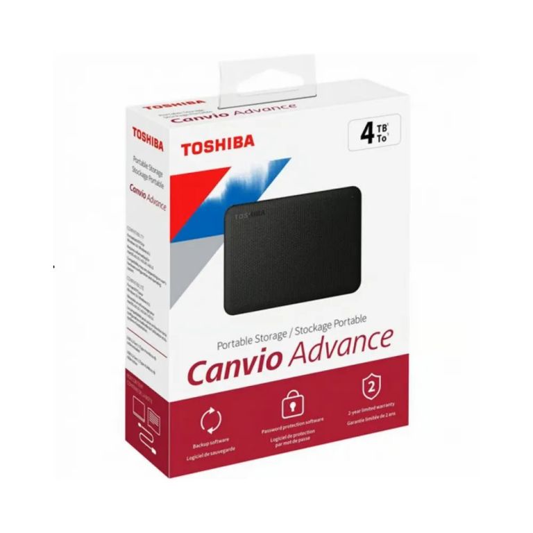 Disco Duro Externo 4 TB Canvio Advance Negro