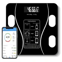 GENERICO - Balanza Digital Bluetooth Smart Inteligente con App