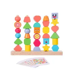 GENERICO - Bloques Didácticos de Apilamiento y Enhebrado