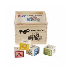 GENERICO - Juego Didáctico de Madera Caja Cubo de 27 piezas