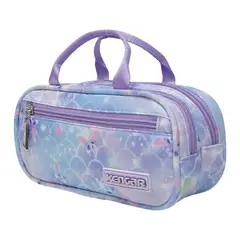 KENGAR - Cartuchera de Dos Divisiones Modelo Kawai - Estampado Niña 1