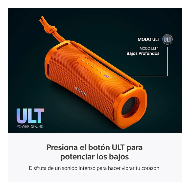Parlante Bluetooth SRS-ULT10 Portátil FIELD 1 - Naranja