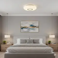 EXTRALED - Panel LED Plafón Decorativo Deborah 50W 40cm 3 Colores de luz