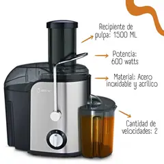 MIRAY - Extractor de Jugos de 600Watts EM-40