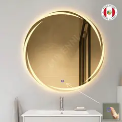 OEM - Espejo LED Tactil 60 cm MARAZ Luz Calida