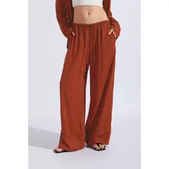 LUVARO - Pantalón Fluido Elásticado