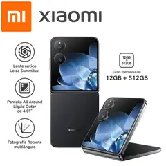 XIAOMI - CELULAR MIX FLIP RAM 12GB SSD 512GB 3 686 120HZ 50MP IPX8 67W 5G MOD 2405CPX3DG