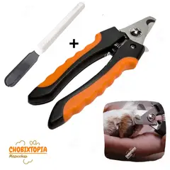 GENERICO - ALICATE CORTAUÑAS PERROS-MASCOTAS NUNBELL CLASICO-RECTO ANARANJADO