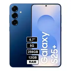 SAMSUNG - Celular Galaxy S25 Plus 12GB 256GB Azul Marino