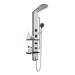 FRATELLI - Columna de ducha Danubio con jabonera cromado