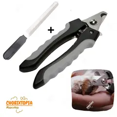 GENERICO - ALICATE CORTAUÑAS PERROS-MASCOTAS NUNBELL CLASICO-RECTO PLOMO