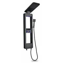 FRATELLI - Columna de ducha Nilo Black Acero Inox