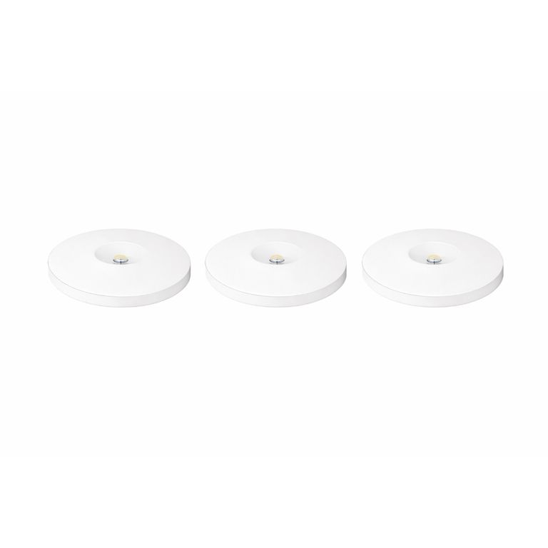 Pack 3 Luz Led Foco 18W Con Sensor De Movimiento Luz Blanca Fría Redondo Para Cocina Sala AJ440396