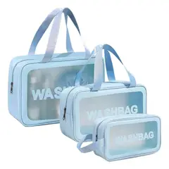 GENERICO - Set de 3 Neceser Washbag en 4 colores