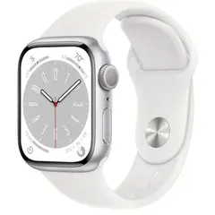 APPLE - Watch Series 8 45mm GPS Aluminio Silver correa Blanca S/M A2770 Reacondicionado