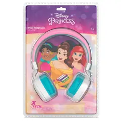 XTECH - AUDIFONOS CABLEADOS PARA NIÑAS XTH-D274PS PRINCESAS CONECTOR 35MM