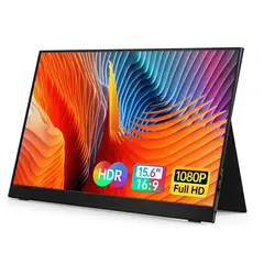 GENERICO - Monitor Portátil 15.6 1080p Fhd Ips Full Hd Pantalla Gamer