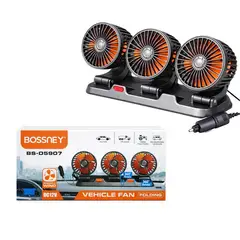 GENERICO - Ventilador Triple para Carro Bossney BS-D5907