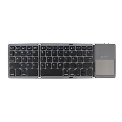 Teros - Teclado Inalámbrico Plegable TE-4075S Bluetooth 3.0 Gris
