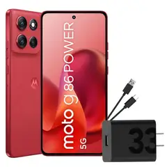 MOTOROLA - Moto G86 Power 5G 8RAM 256GB Turbo Power 30W Cámara 50MP Dolby Atmos Resistencia IP68