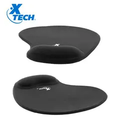 XTECH - MOUSE PAD DE GEL CON REPOSA MUÑECA COLOR NEGRO XTA-526