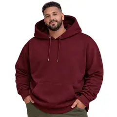 GENERICO - Polera Hombre Con Capucha Tallas Grandes