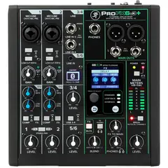MACKIE - Mezclador ProFX6v3+ 6 Canales con Efectos y USB