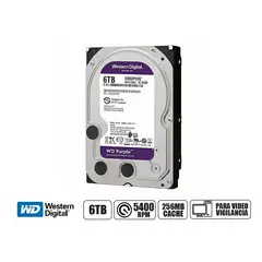 WESTERN DIGITAL - DISCO DURO 6 TB WD PURPLE MODELO WD63PURZ