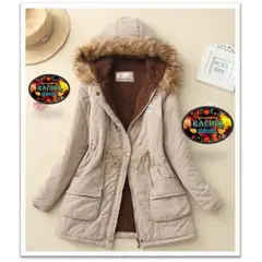 ARMY COLLECTION - Casaca Abrigo para Mujer Moda Coreana Parka