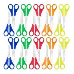 GENERICO - Juego de 5 tijeras pequeñas escolares