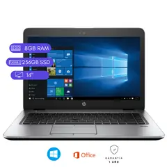 HP - Laptop reacondicionada EliteBook 840 G4 Core i7 8va Gen 8GB RAM 256GB SSD