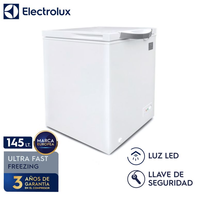 Congeladora EFC15A2HPWB 145L - ALUMINIO GOFRADO